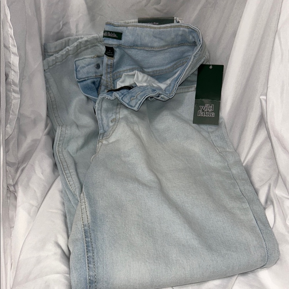 Wild Fable Juniors High Rise Light Blue Jeans Size 0